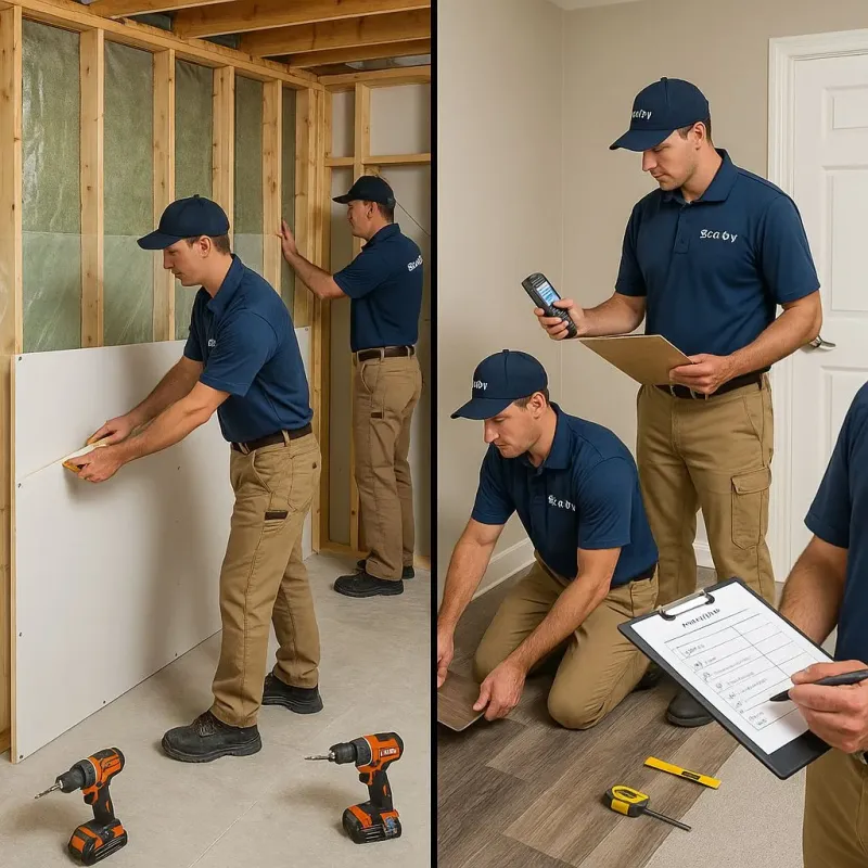 Repairs and Reconstruction process in Hempstead, NY